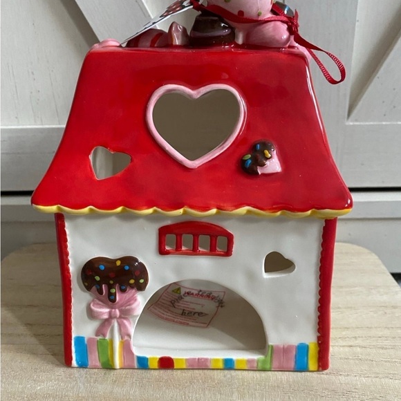 Ceramic Hello Kitty/Blue Sky Valentines Sweet Shoppe Candle Holder - Picture 3 of 4